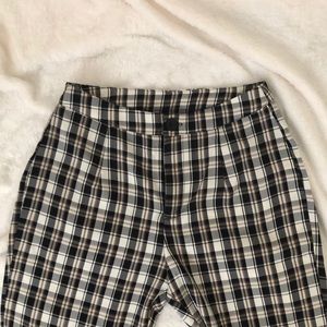 Plaid dress pants